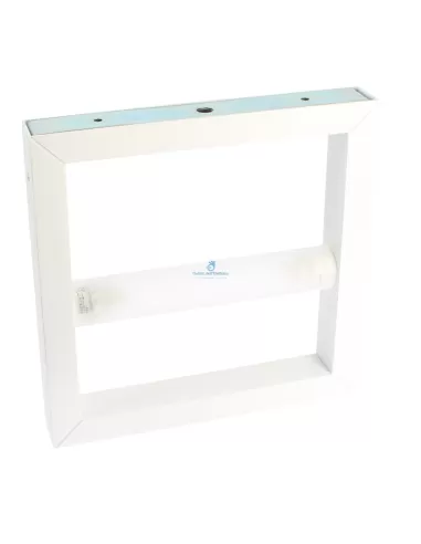 Spot mural/plafond Metal Spot 44309 Quadro 200 W R7S (118 mm) blanc mat IP40